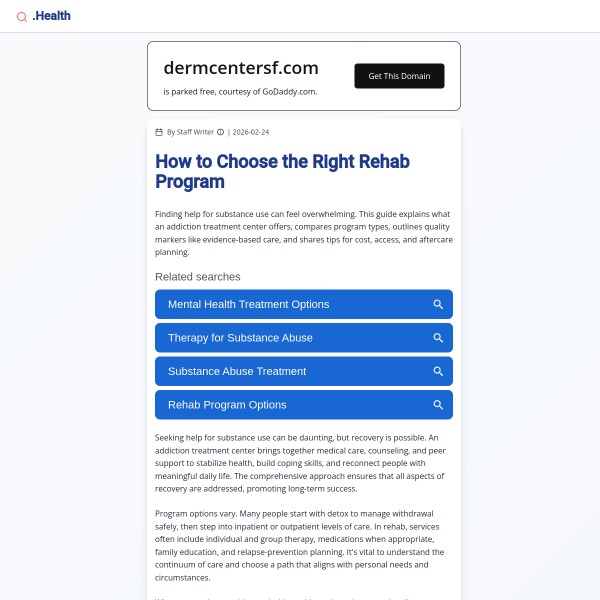 Schweiger Dermatology Group - San Francisco - Castro homepage screenshot