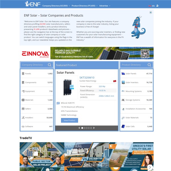 ENF Solar Profile Reviews Listing Guide